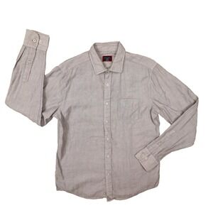 UNTUCKit‎ Men's Grey Two Ply Slim Fit Button Up Shirt size Medium Soft